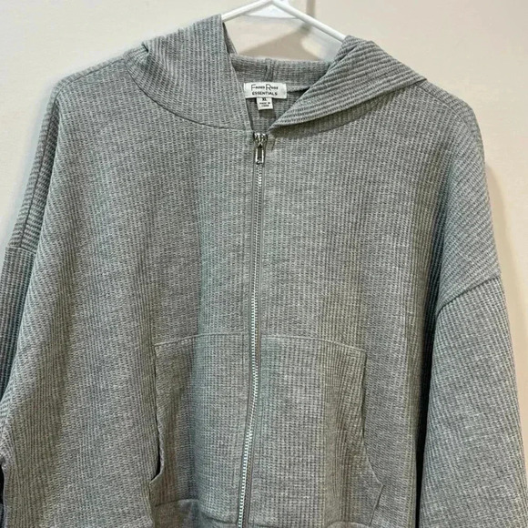 NWOT Faded Rose Essentials XL Juniors Zip Front Long Sleeve Hoodie - Picture 2 of 11